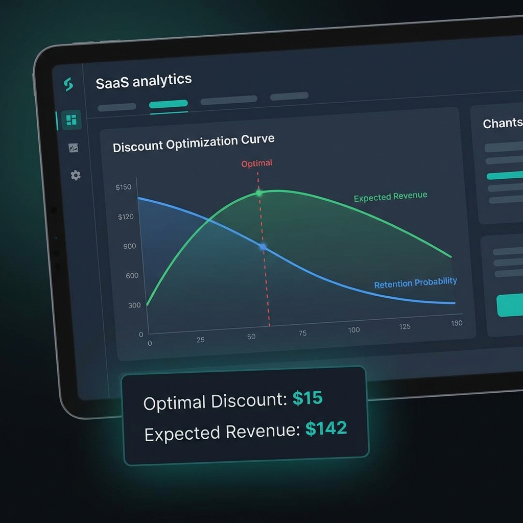 Discount Optimization Curve showing optimal discount calculation